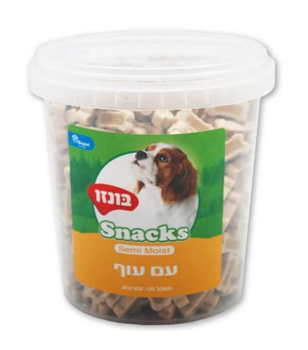 חטיף בונזו לכלב בטעם עוף