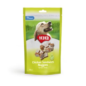 חטיף בונזו סנדוויץ נגיסי עוף 80 גרם