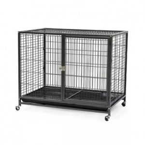 כלוב אילוף וגמילה לכלב על גלגלים 073